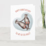 Cute Otter Half Anniversary Card