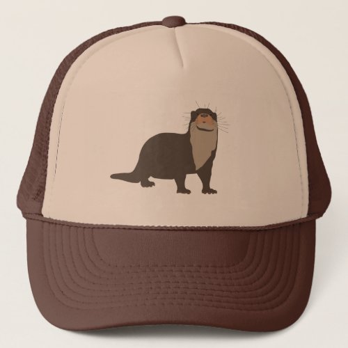 Cute Otter Illustration  Trucker Hat