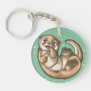 Cute Otter Keychain