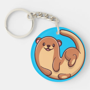 Cute Otter Keychain