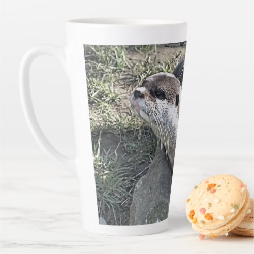 CUTE OTTER   LATTE MUG