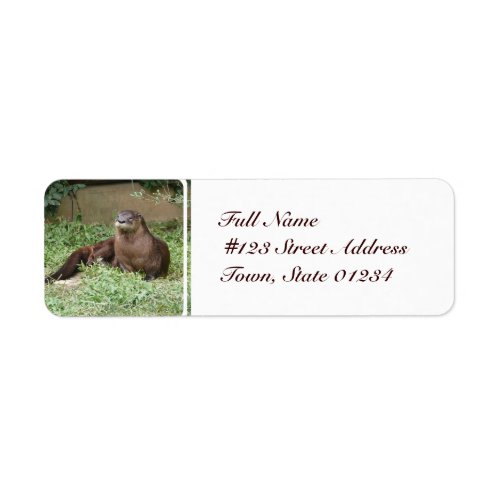 Cute Otter Mailing Labels