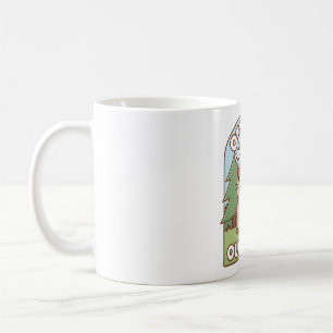 Cute Otter Otterly Love The Outdoors Hiking Pun Coffee Mug