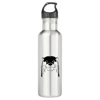 Cute otter stainless steel water bottle