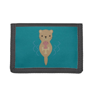 Cute Otter Tri-fold Wallet