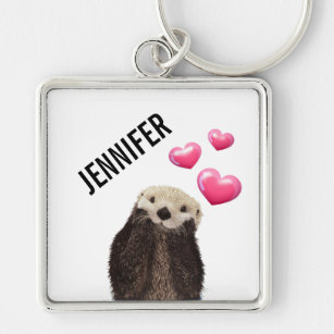 Cute Otter Keychains - No Minimum Quantity