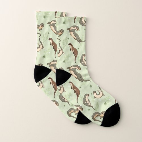 Cute Otters  Socks