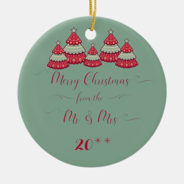 Cute Our First Christmas Together Ornament (Front)