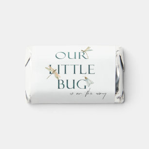 Cute Our Little Bug Blue Dragonfly Baby Shower Hershey's Miniatures