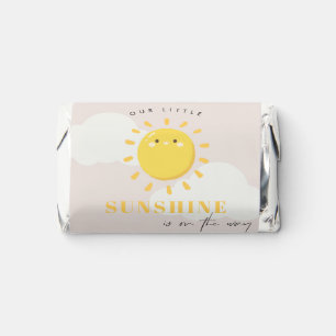 Cute Our Little Sunshine Blush Girl Baby Shower Hershey's Miniatures