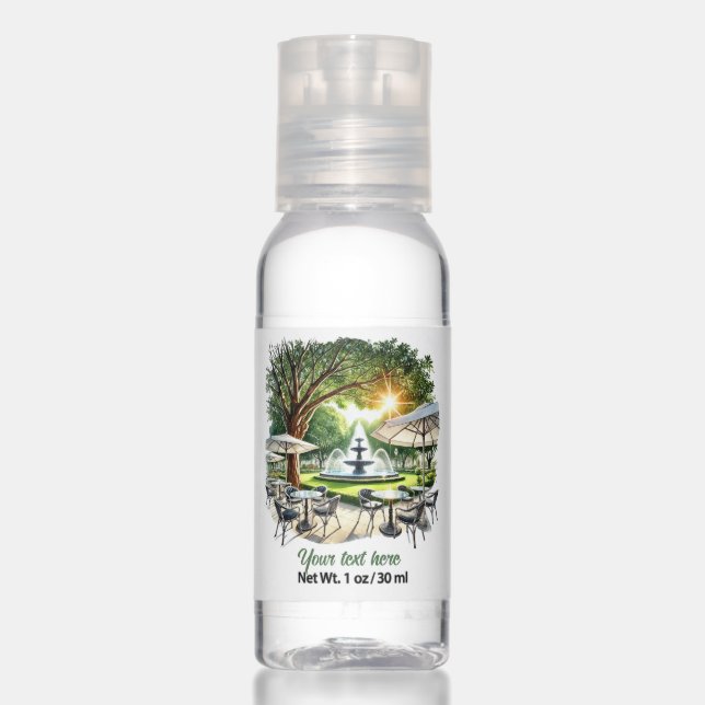 Cute outdoor fun park hand sanitizer (Front)