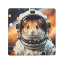 Cute Outer Space Astronaut Hamster