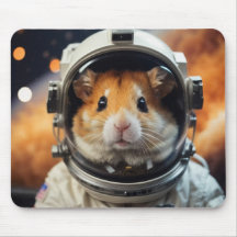 Cute Outer Space Astronaut Hamster 