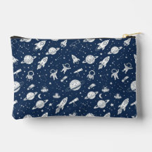 Cute Outer Space Astronaut & Planets