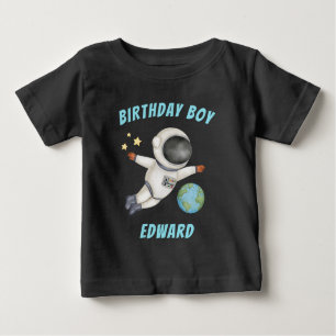 Cute Outer Space Spaceman Birthday T-Shirt