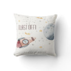 Cute Outer Space Starry Planets Monogram Boys