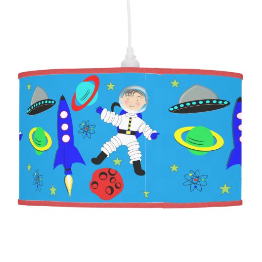 Cute Outer Space Themed Ceiling Lamp (Back)