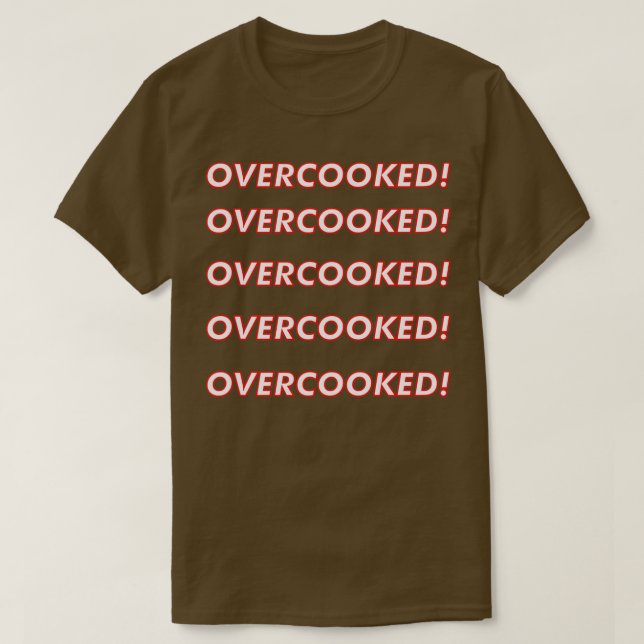 Cute Overcooked Sticker Pack Red Gift Boy Girl  T-Shirt (Design Front)