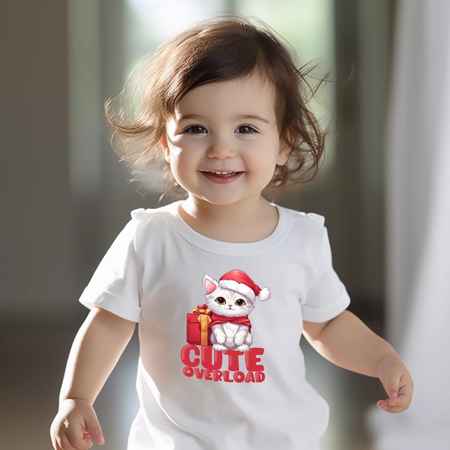 Cute overload Christmas kitten Toddler T-shirt (Creator Uploaded)