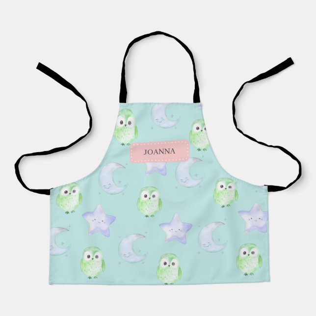 Cute Owl Apron (Front)