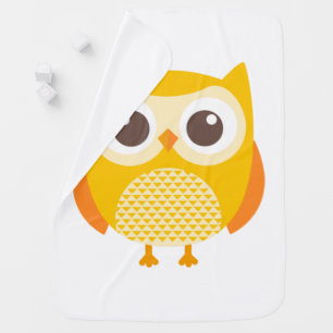 Cute Owl Baby Blanket