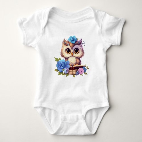 Cute Owl Baby Bodysuit