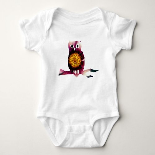 Cute owl Baby Jersey Bodysuit