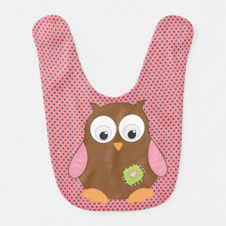 Cute Owl Bib