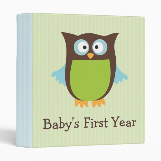 Cute Owl Binder