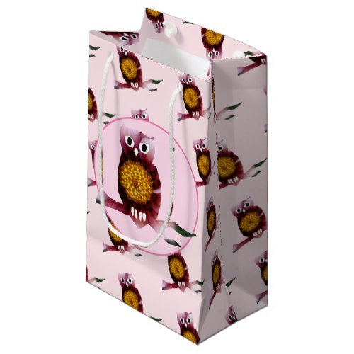 Cute Owl Bird Custom Gift Bag