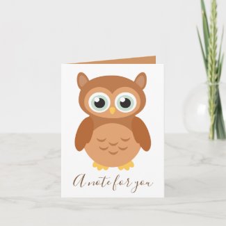 Cute Owl Blank