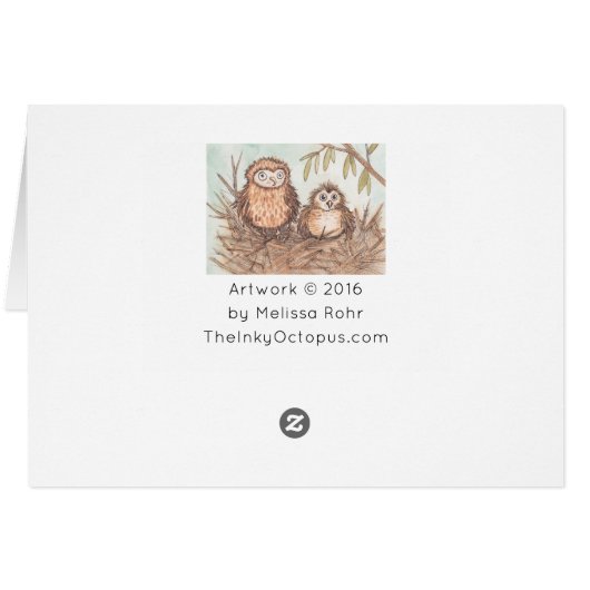 Cute Owl Brothers (Back Horizontal)