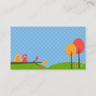 Cute Owl Business Cards