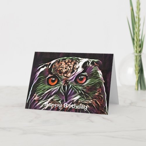 CUTE OWL   CARD