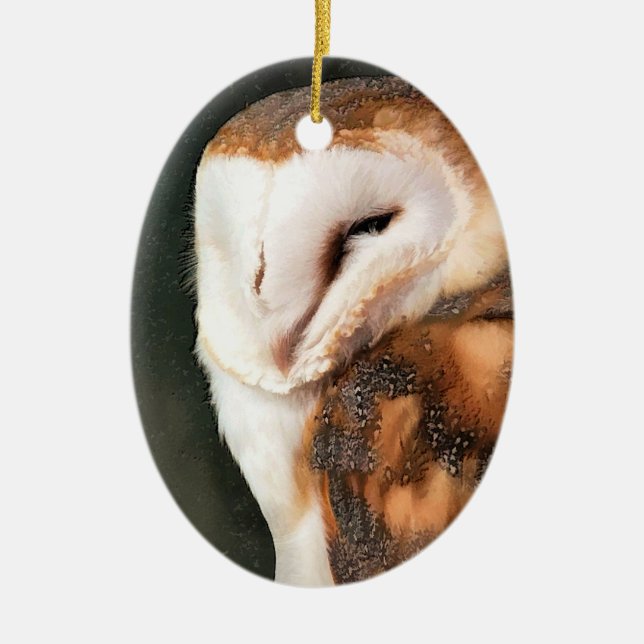 CUTE OWL CERAMIC ORNAMENT (Front)