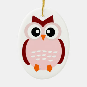 CUTE OWL CERAMIC ORNAMENT