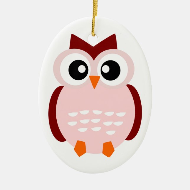 CUTE OWL CERAMIC ORNAMENT (Front)