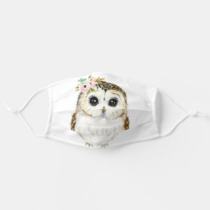 Cute Owl Cloth Face Mask