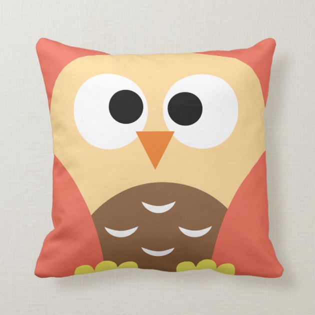 owl throw pillow