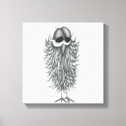 Cute Owl Ester Canvas Print