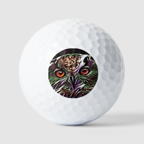 CUTE OWL   GOLF BALLS