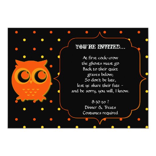 Cute Halloween Party Invitations 4