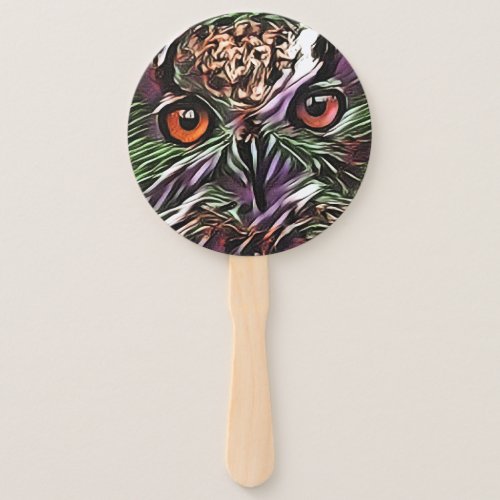 CUTE OWL  HAND FAN