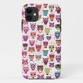 Cute Owl Iphone 5 Case by designalicious at Zazzle