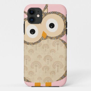 Cute Owl Iphone 5 Covers by In_case at Zazzle