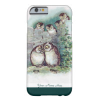 Cute Owl iPhone 6 case by Louis Wain