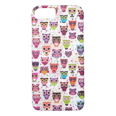Cute Owl Iphone 7 Case