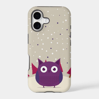 Cute owl iPhone 17 case