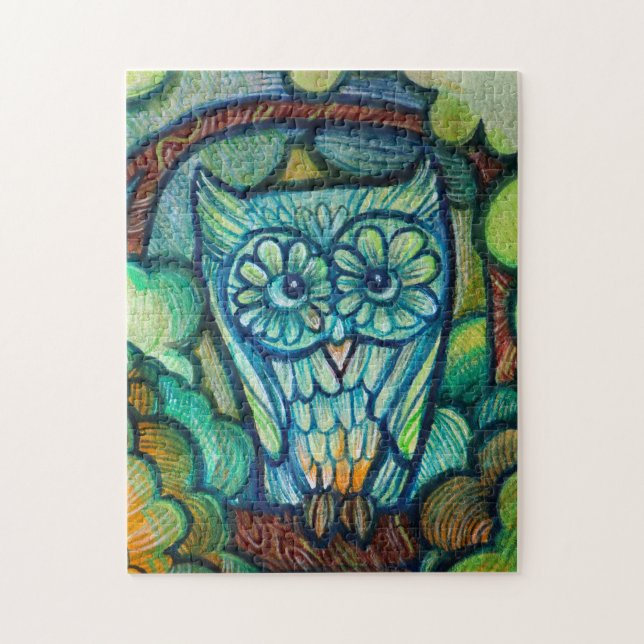 Cute Owl                                           Jigsaw Puzzle (Vertical)