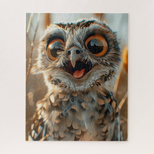 Cute Owl Jigsaw Puzzle different sizes